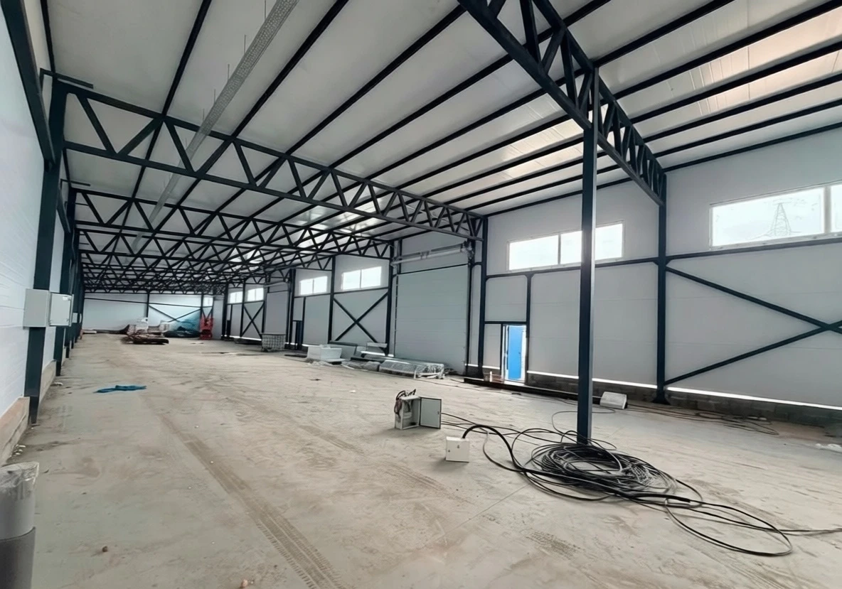 Металлокаркас арочного ангара 350 м²